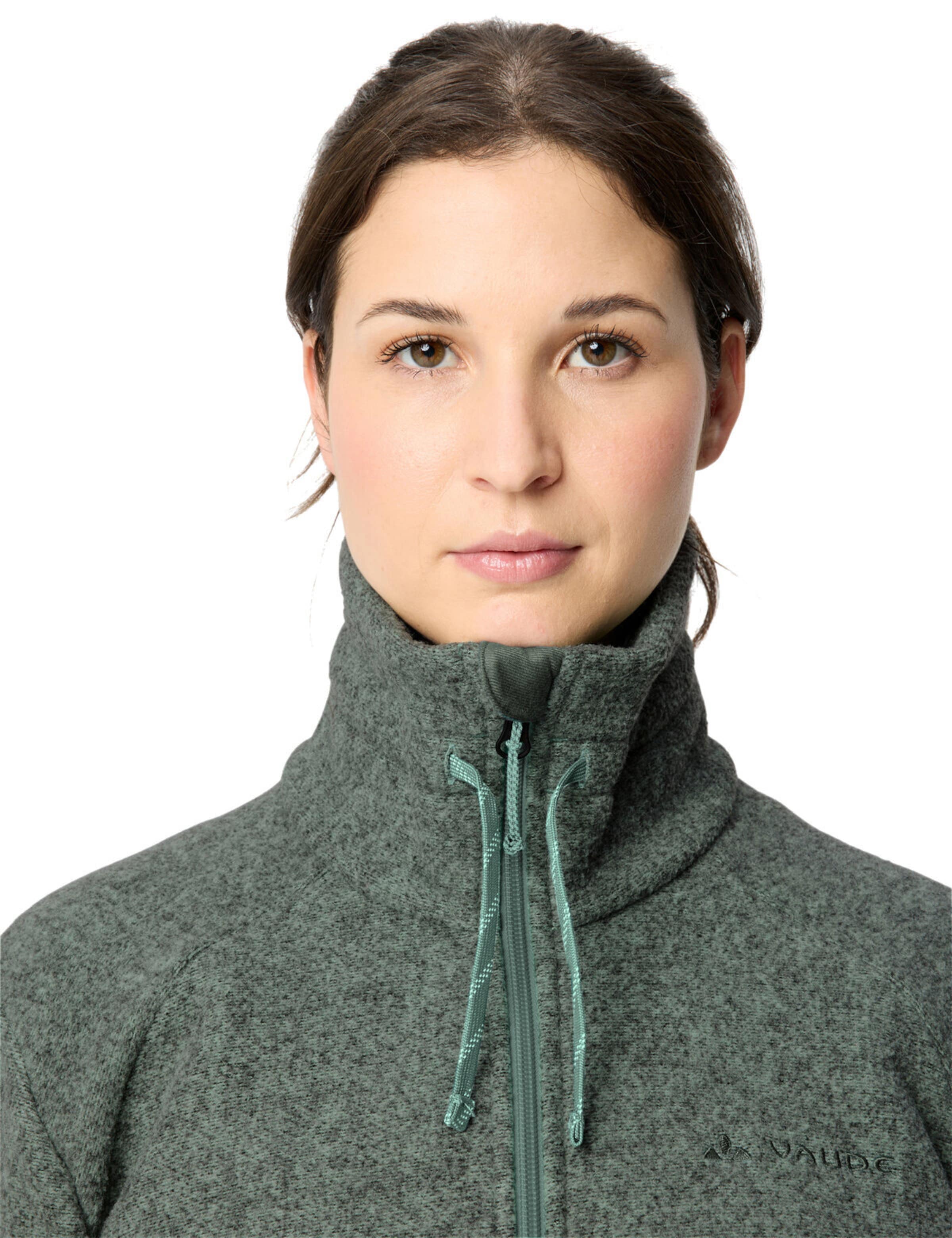VAUDE Athletic fleece jacket 'Skomer' in Green