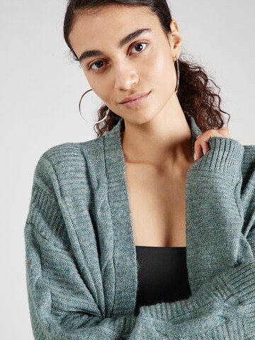 ABOUT YOU Knit cardigan 'Anja' in Green