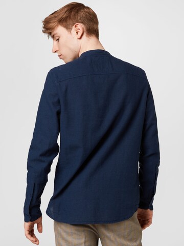 mėlyna HOLLISTER Standartinis modelis Marškiniai