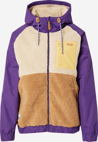 Iriedaily Between-Season Jacket 'Arctikmix' in Purple: front