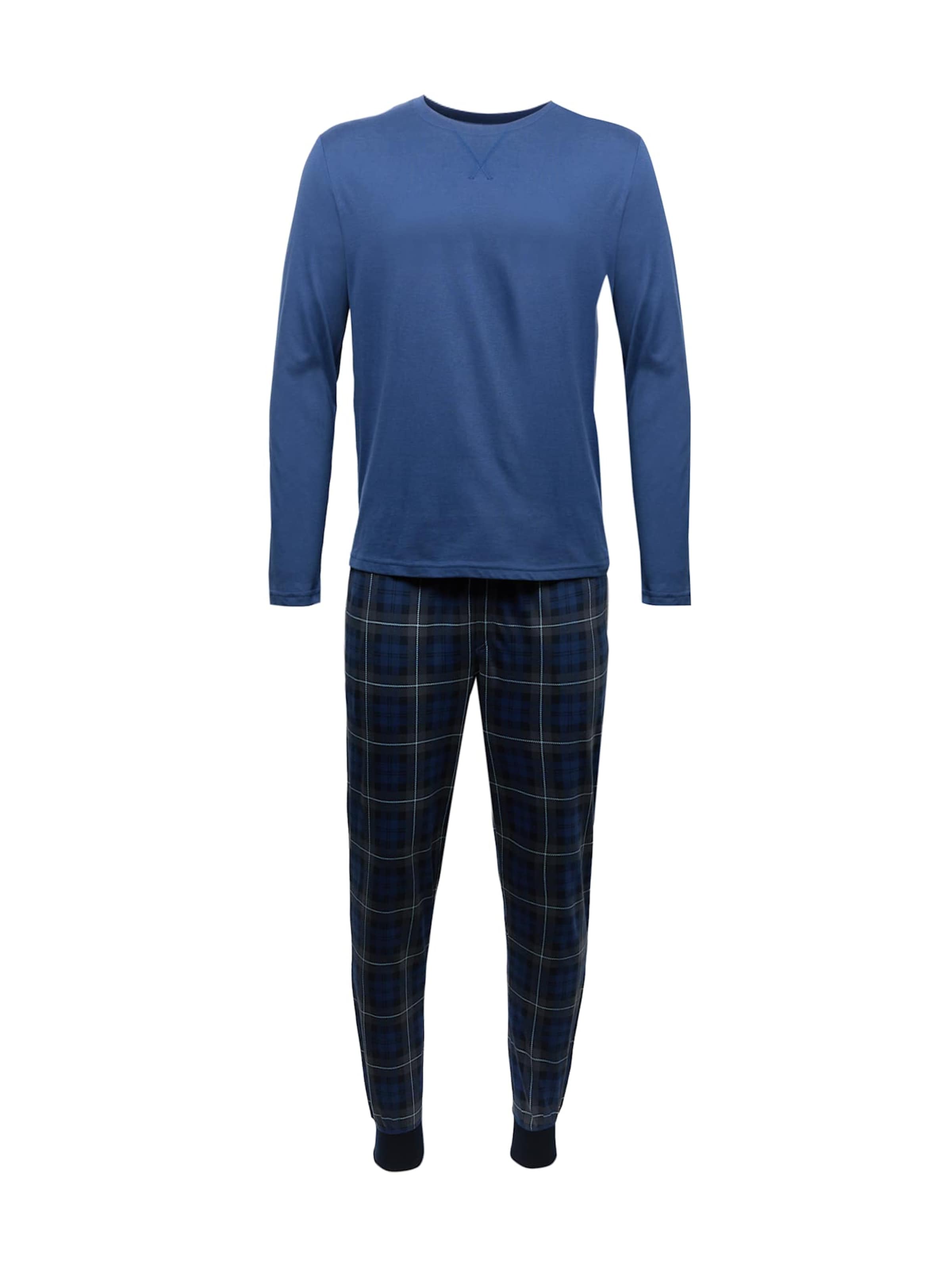 Pigiama lungo di Marks & Spencer in blu: frontale