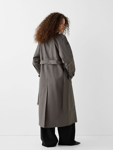 Bershka Between-Seasons Coat in Grey