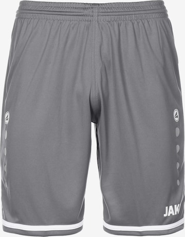 JAKO Regular Workout Pants 'Striker 2.0' in Grey: front