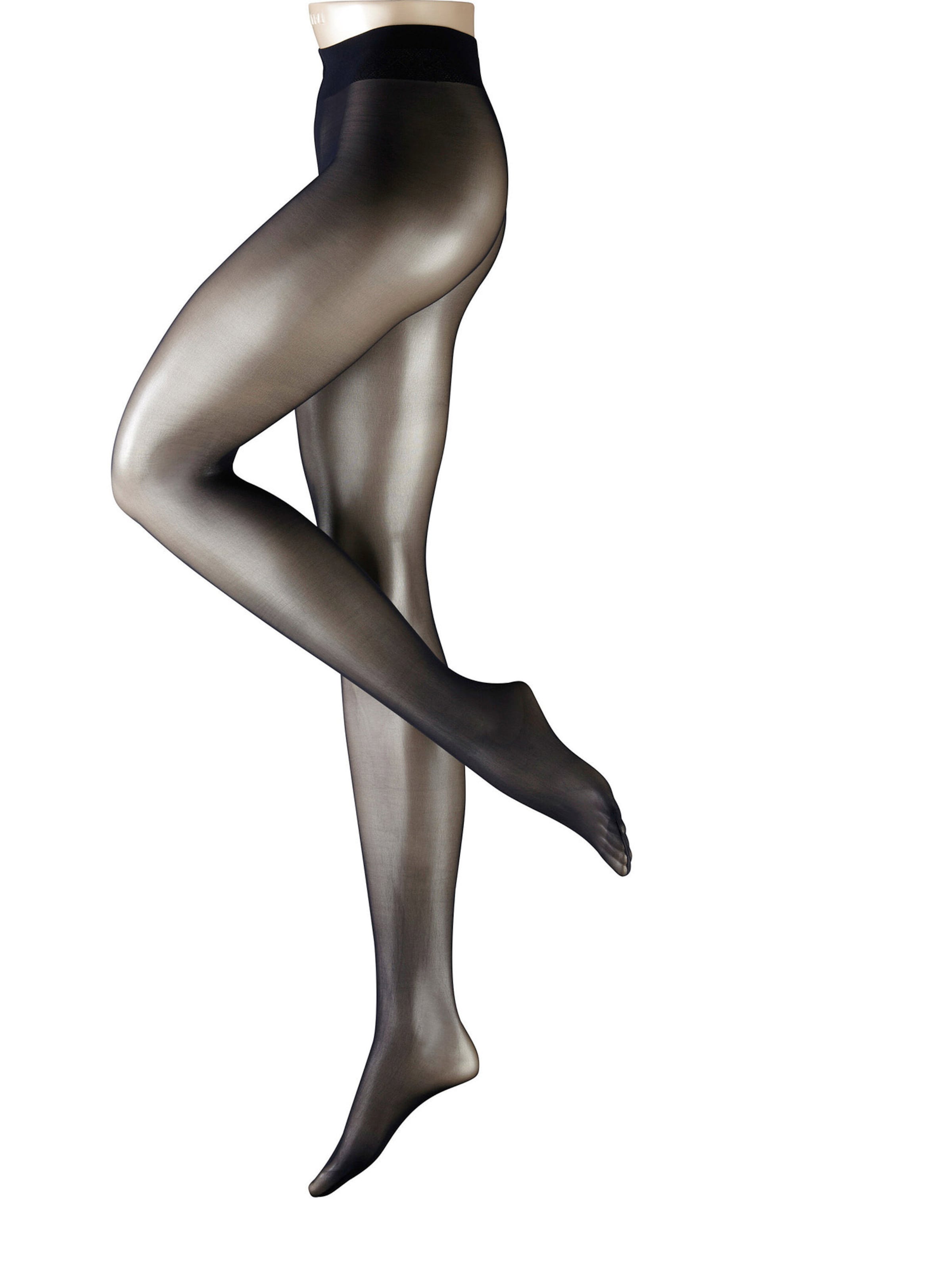 FALKE Normální Jemné punčocháče 'Matt Deluxe' – modrá: přední strana