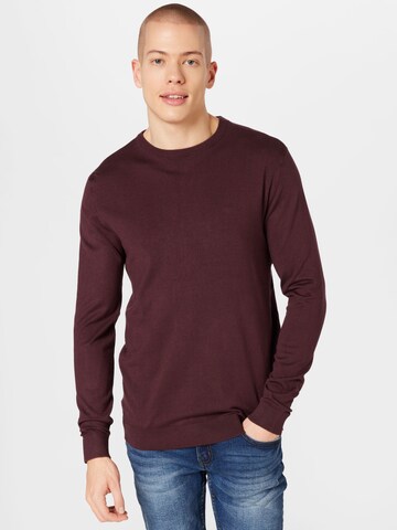 Petrol Industries Sweater in Red: front