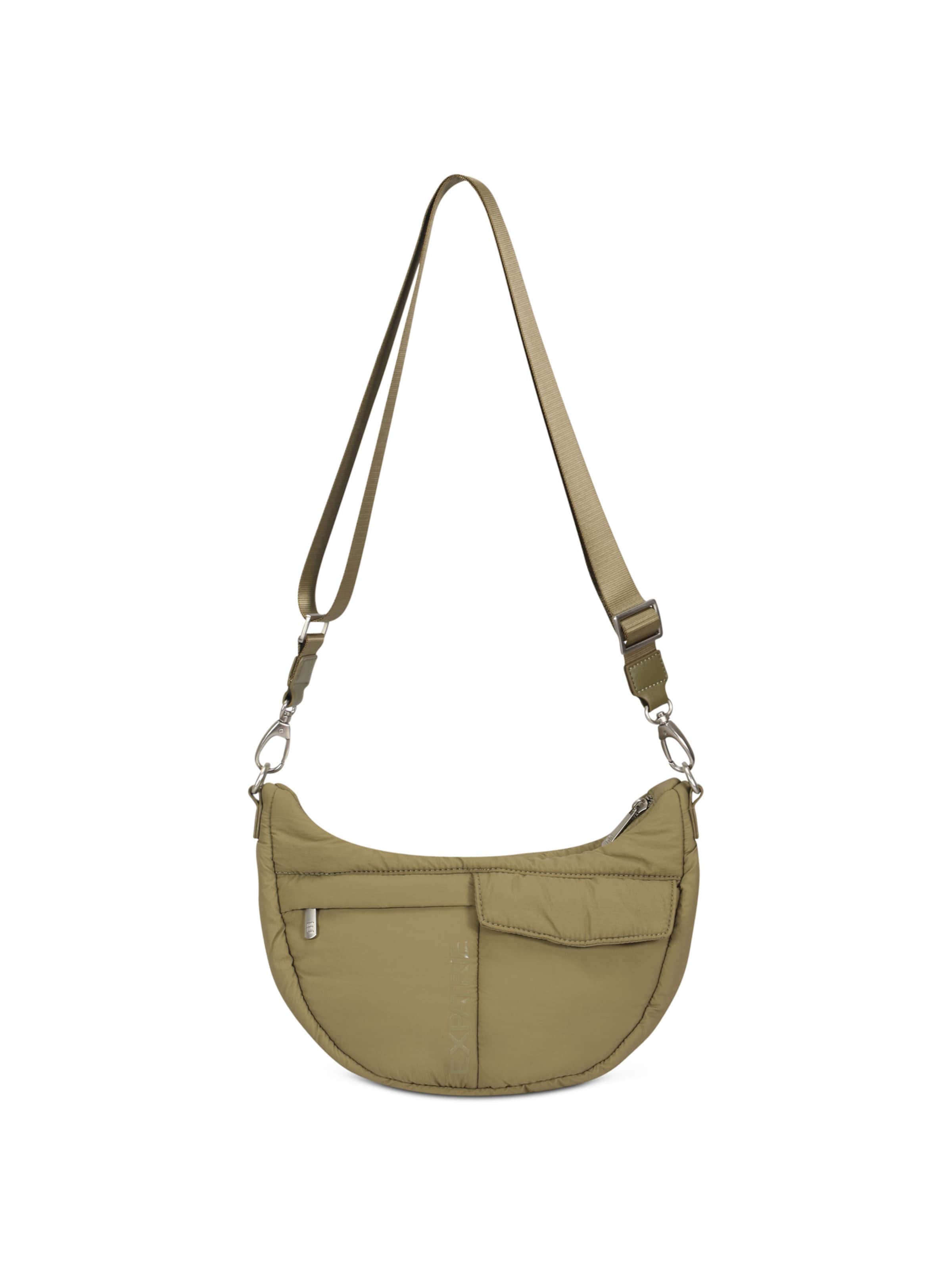 Expatrié - Mala de ombro 'Vivy' em verde: frente