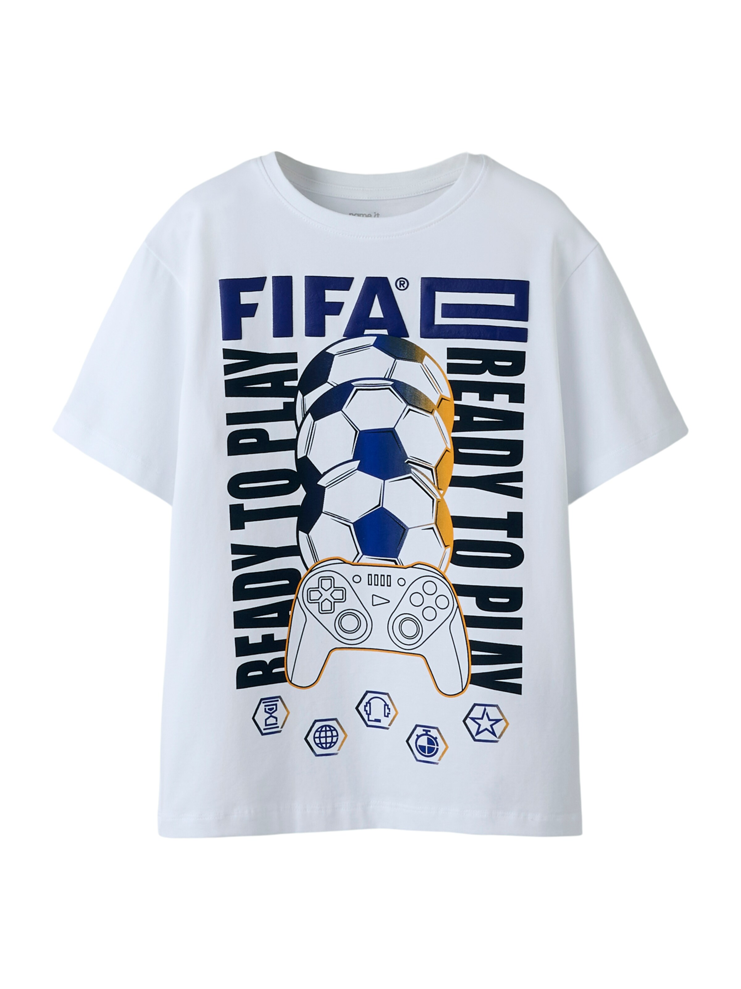 NAME IT Футболка 'NKMASEKEL FIFAE' в Белый: спереди