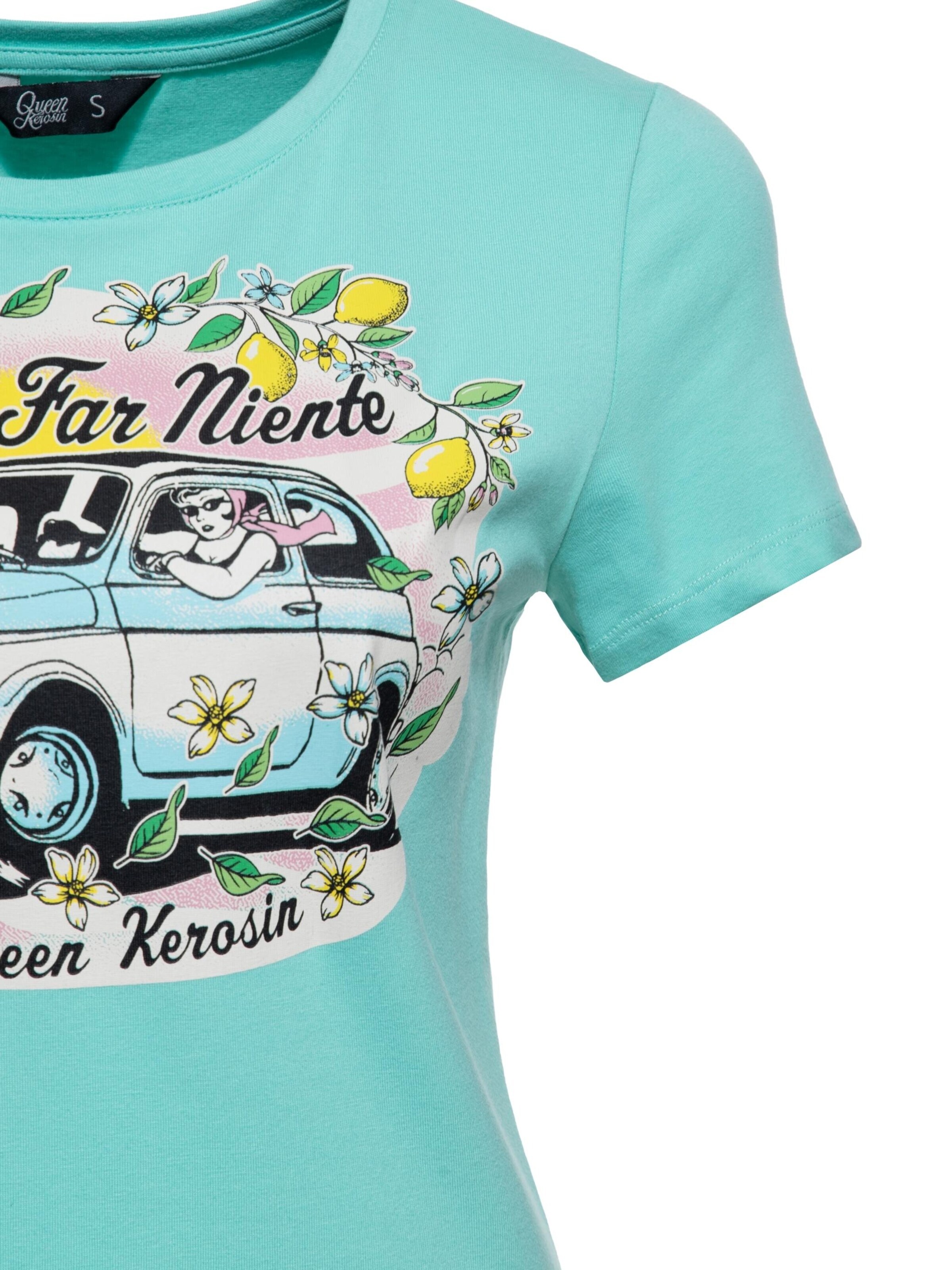 Queen Kerosin Shirt 'Dolce Far Niente' in Green