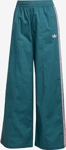 ADIDAS ORIGINALS Wide Leg Urheiluhousut 'Summer Glow' värissä vihreä: etupuoli