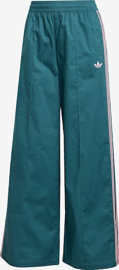 Kelnės su kantu 'Summer Glow' iš ADIDAS ORIGINALS, spalva – smaragdinė spalva / ryškiai rožinė spalva, Prekių apžvalga
