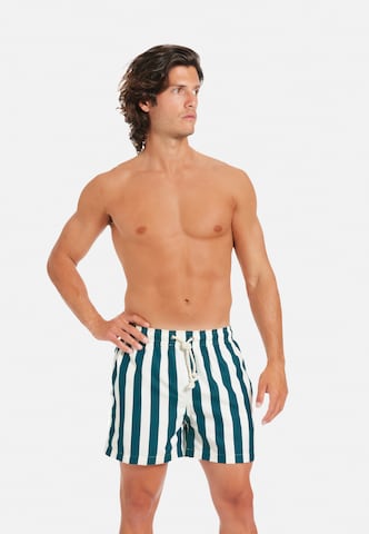 Gassa d'Amante Zwemshorts 'Varigotti' in Groen: voorkant