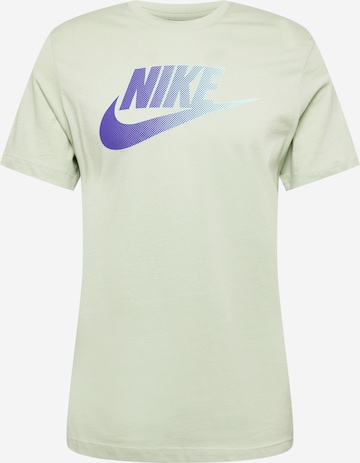 Nike Sportswear Shirt in Groen: voorkant