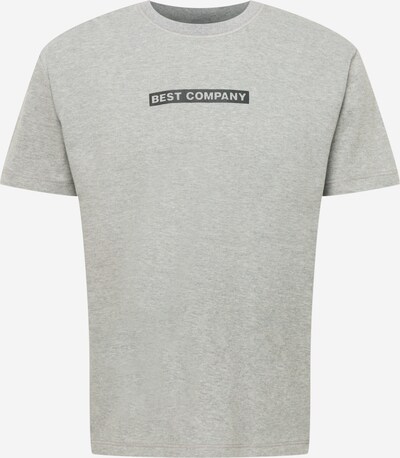 Best Company Тениска в сив меланж / черно, Преглед на продукта