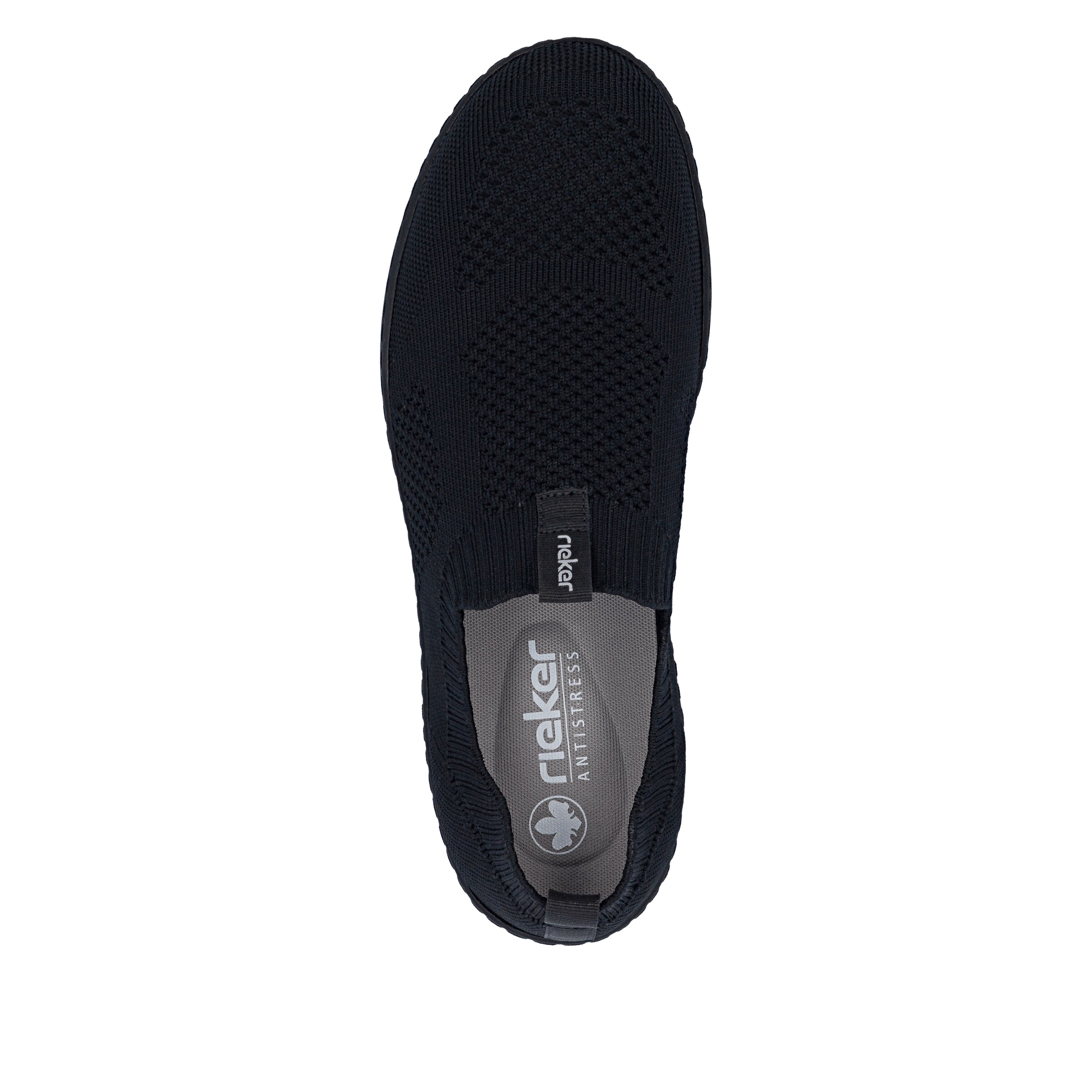 Rieker Slip-Ons in Black