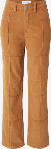 florence by mills exclusive for ABOUT YOU Regular Broek 'Foxglove' in Bruin: voorkant