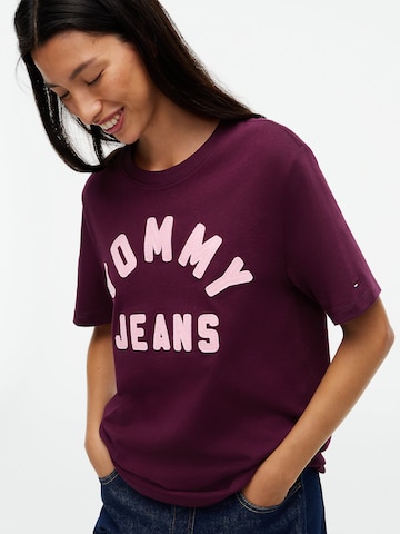 Tommy Jeans Μπλουζάκι σε λιλά