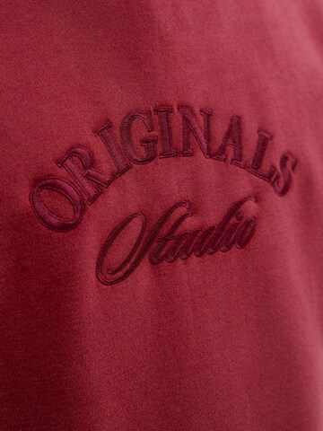 Sweat-shirt JACK & JONES en rouge