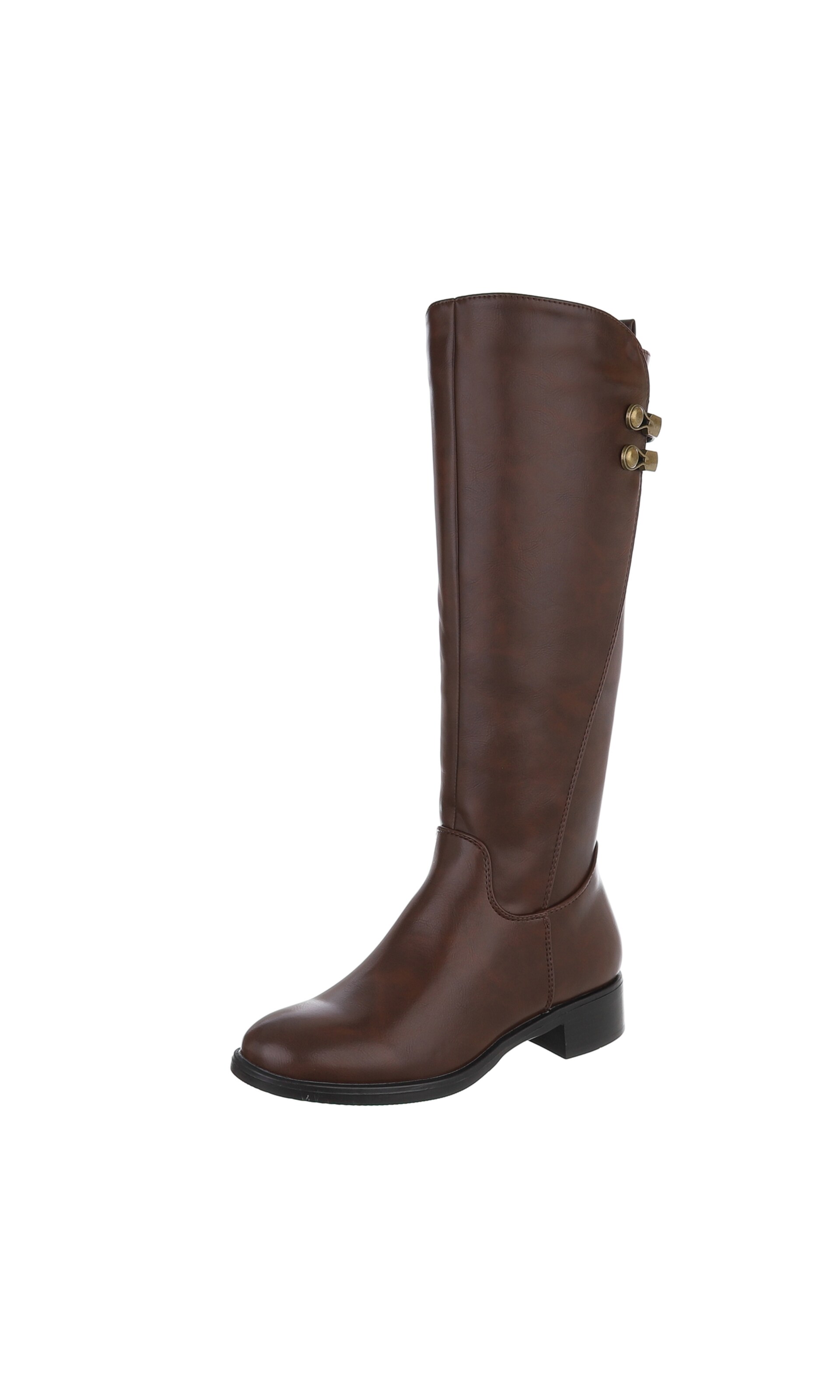 Ital-Design Boots in Brown: front