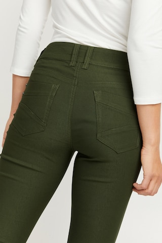 Fransa Skinny Pants 'Zalin' in Green