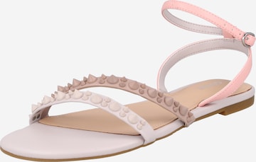 GUESS Strap Sandals 'TEAGIN' in Beige: front
