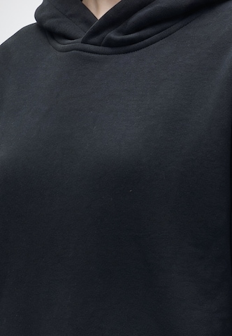 Bluză de molton de la Abercrombie & Fitch pe negru