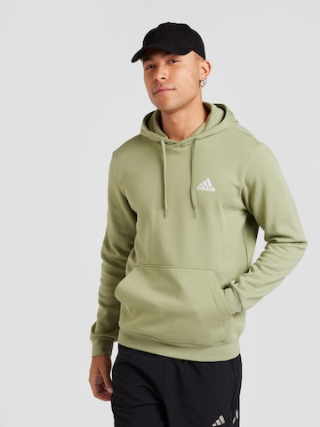 ADIDAS SPORTSWEAR Sports sweatshirt 'FEELCOZY' in Green: front