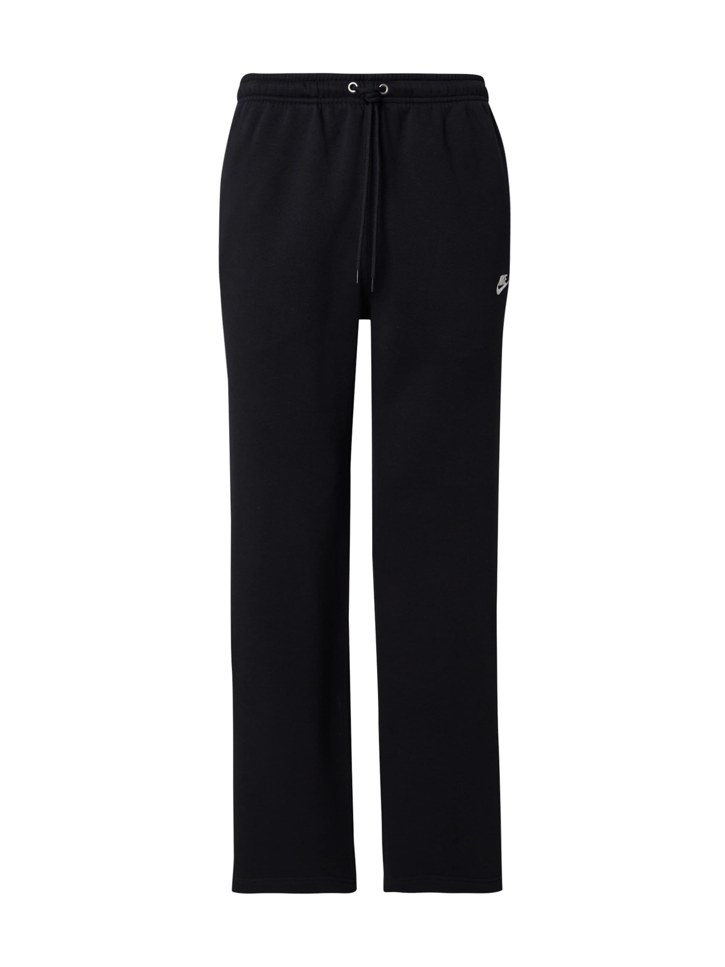 juoda Nike Sportswear Laisvas Kelnės 'Club': priekis