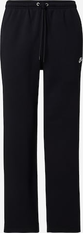 juoda Nike Sportswear Laisvas Kelnės 'Club': priekis