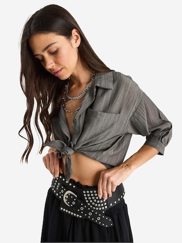 Bianco Lucci - Blusa em cinzento