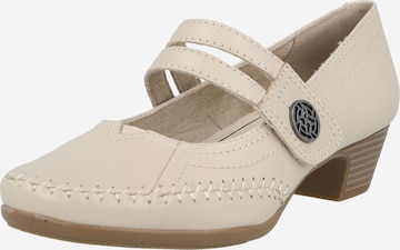 JANA Лодочки в Серый: спереди