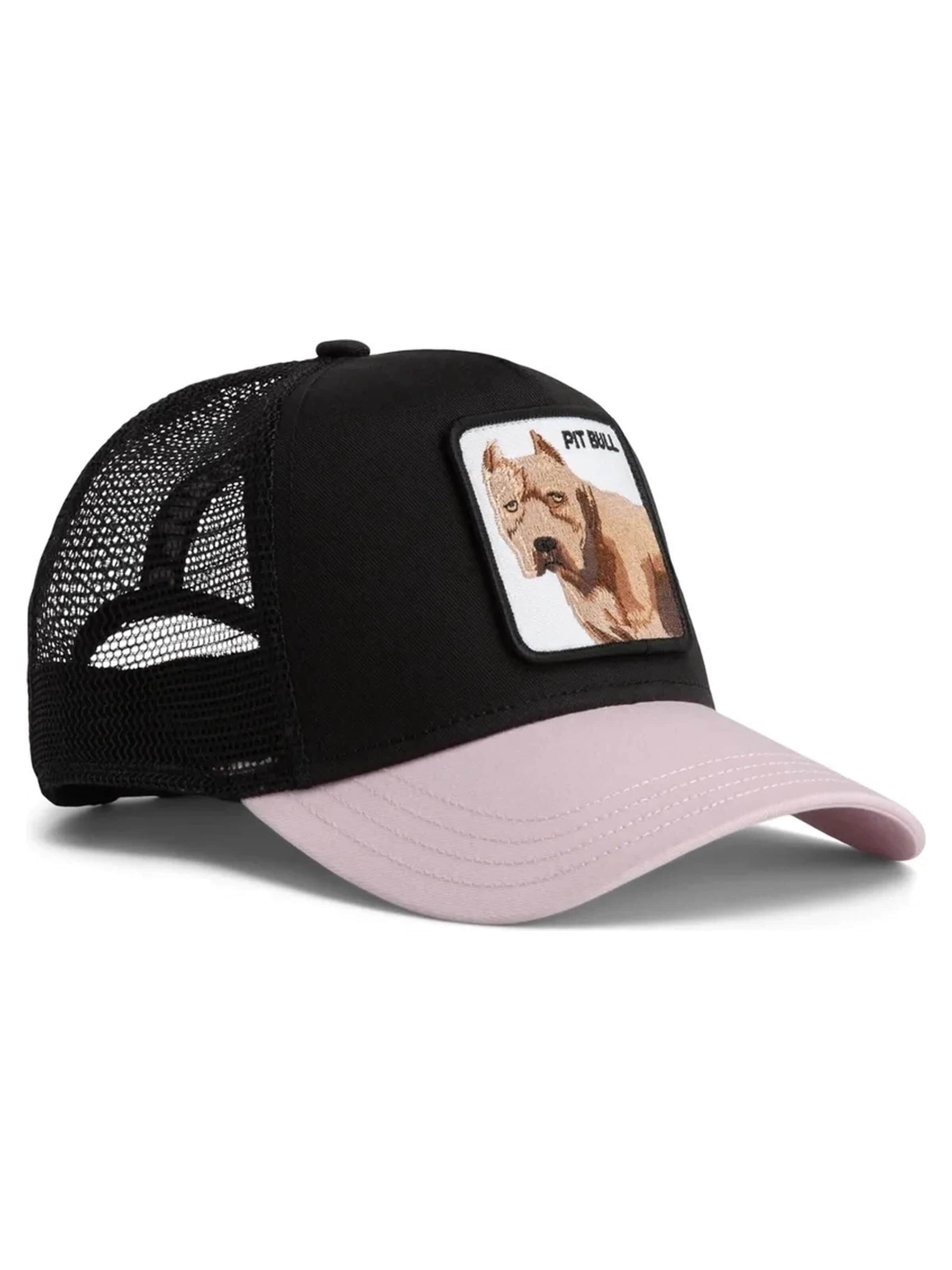 GOORIN Bros.Šilterica 'Gorra goorin bros negra/rosa pitbull trucker cap' - crna boja