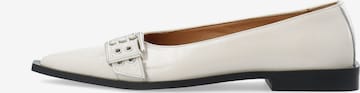 Bianco Ballet Flats 'VICTORIA' in White: front