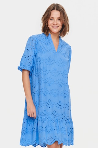 Robe 'Geleksa' SAINT TROPEZ en bleu : devant