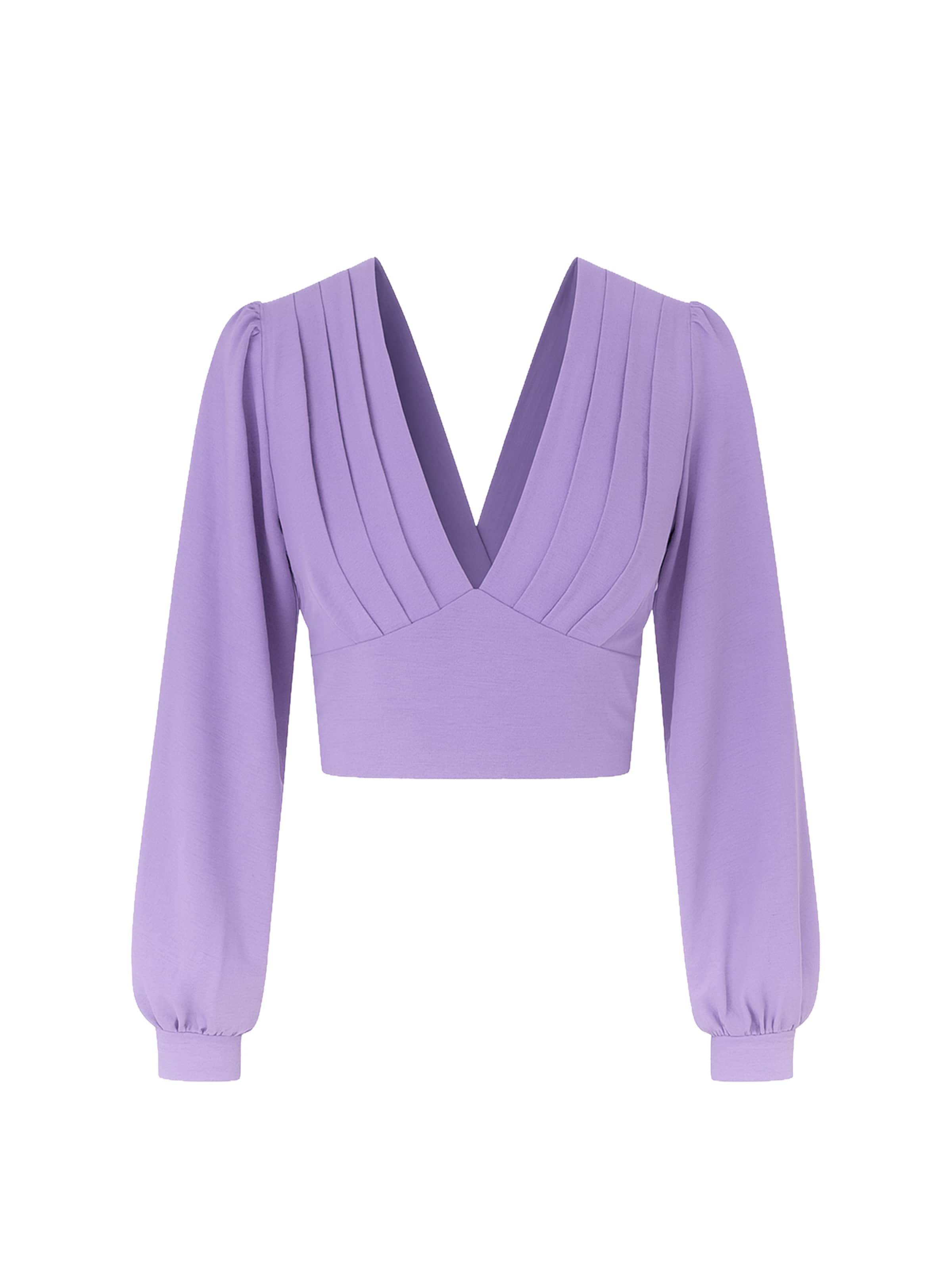 Chemisier Elara en violet : devant