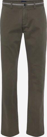 HECHTER PARIS Chino Pants in Green: front
