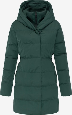 RagwearZimski kaput 'Niani' - zelena boja: prednji dio