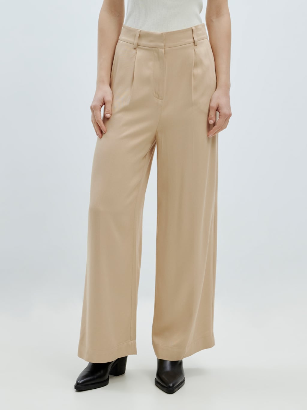 Pantalon à plis 'Kelly'