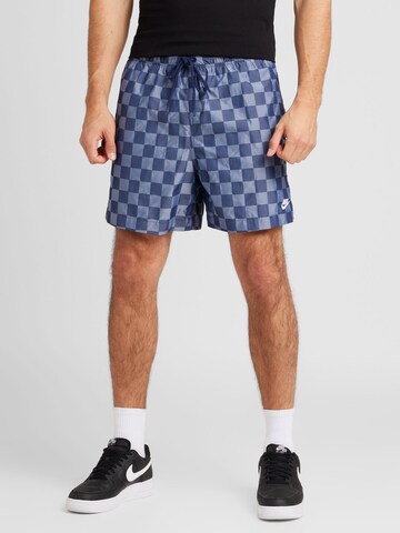 Nike Sportswear - regular Pantalón 'CLUB' en azul: frente