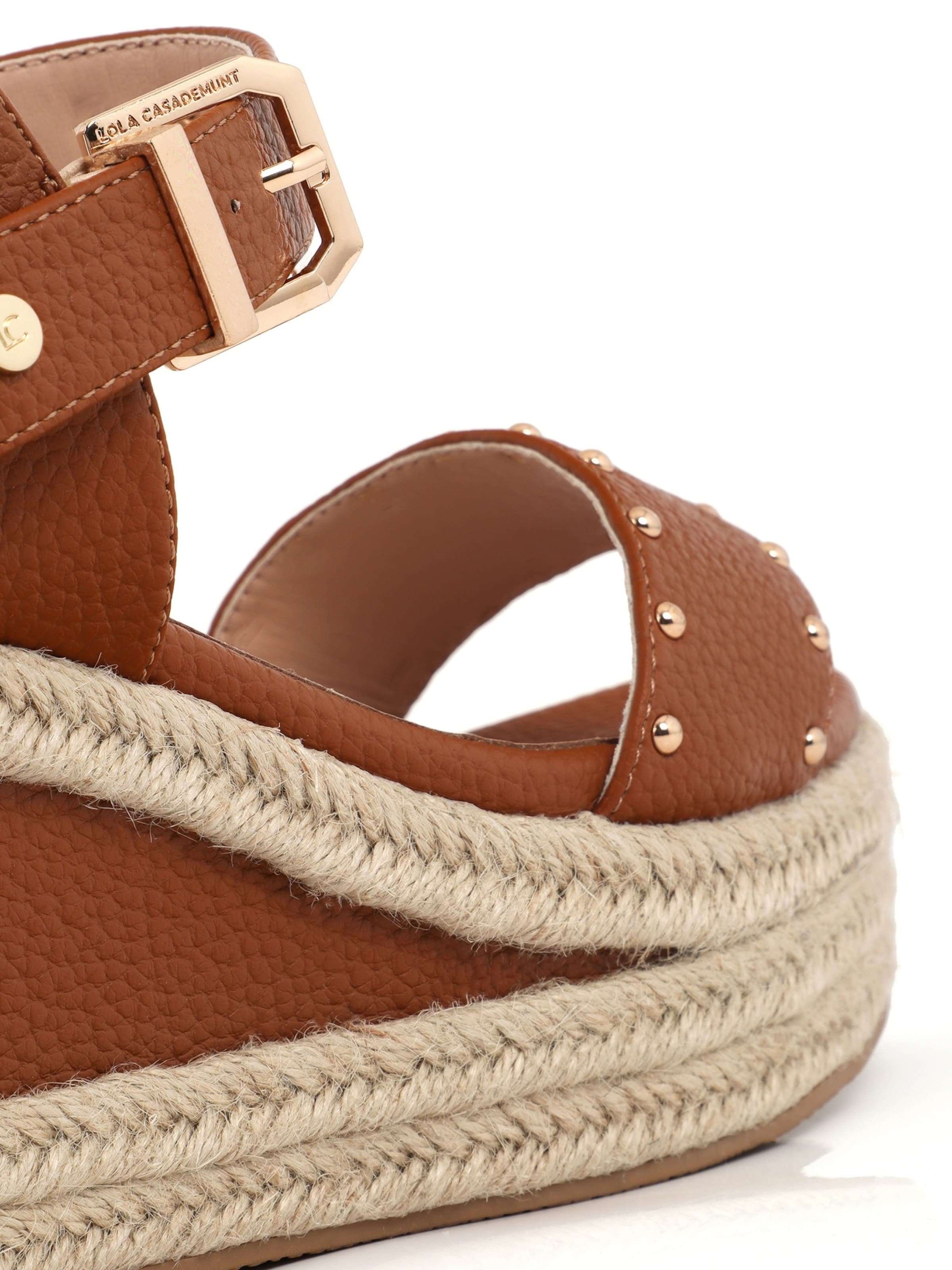 Lola Casademunt Sandali s paščki | rjava barva