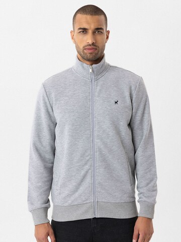 Williot - Sudadera con cremallera 'MURCIA' en gris: frente