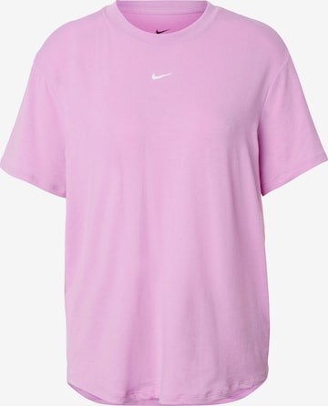 NIKE Функциональная футболка 'ONE' в Ярко-розовый: спереди
