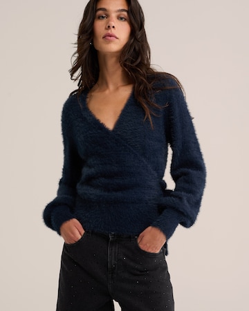 WE Fashion - Cárdigan en azul: frente