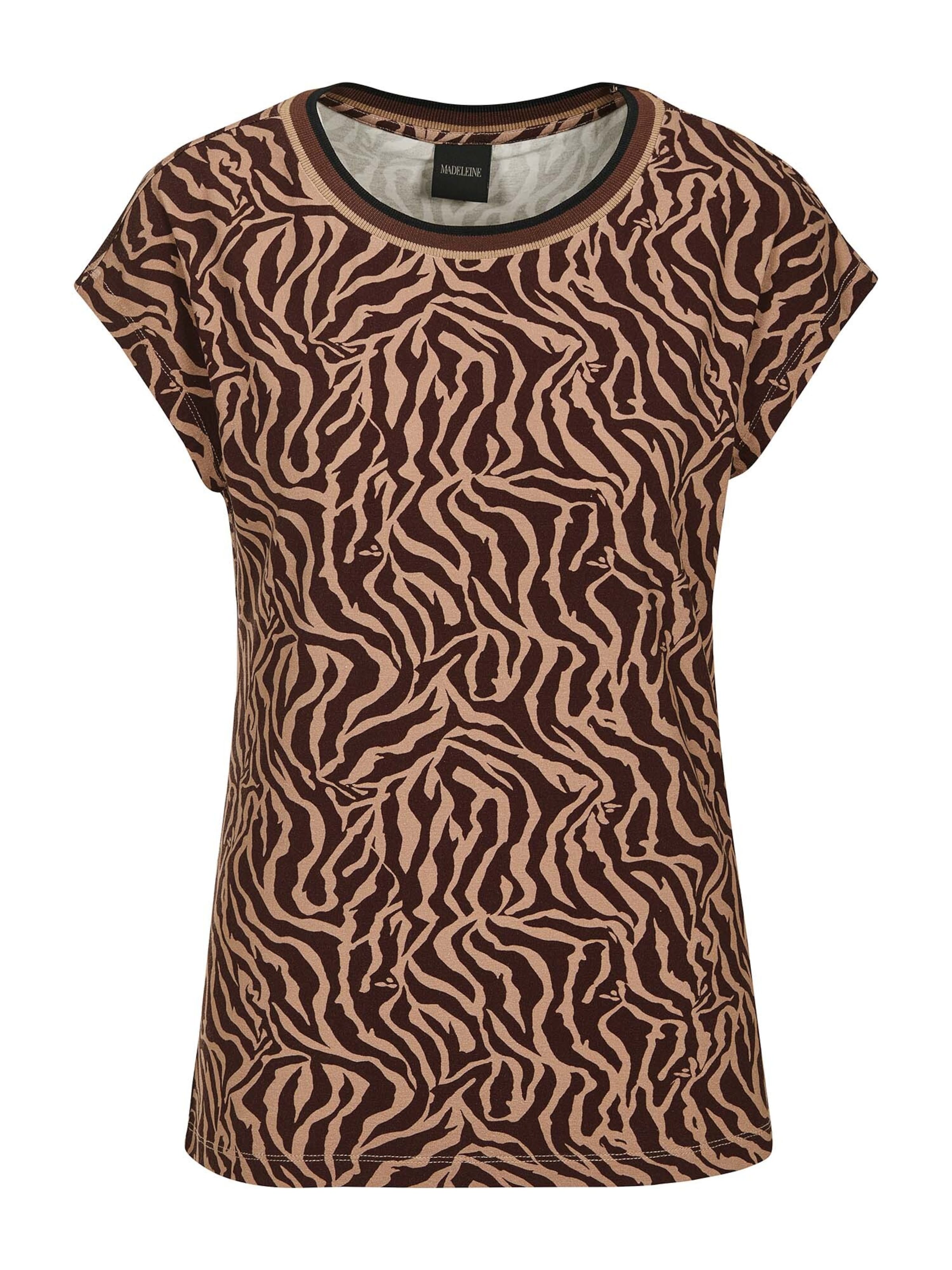 T-shirt MADELEINE en marron : devant