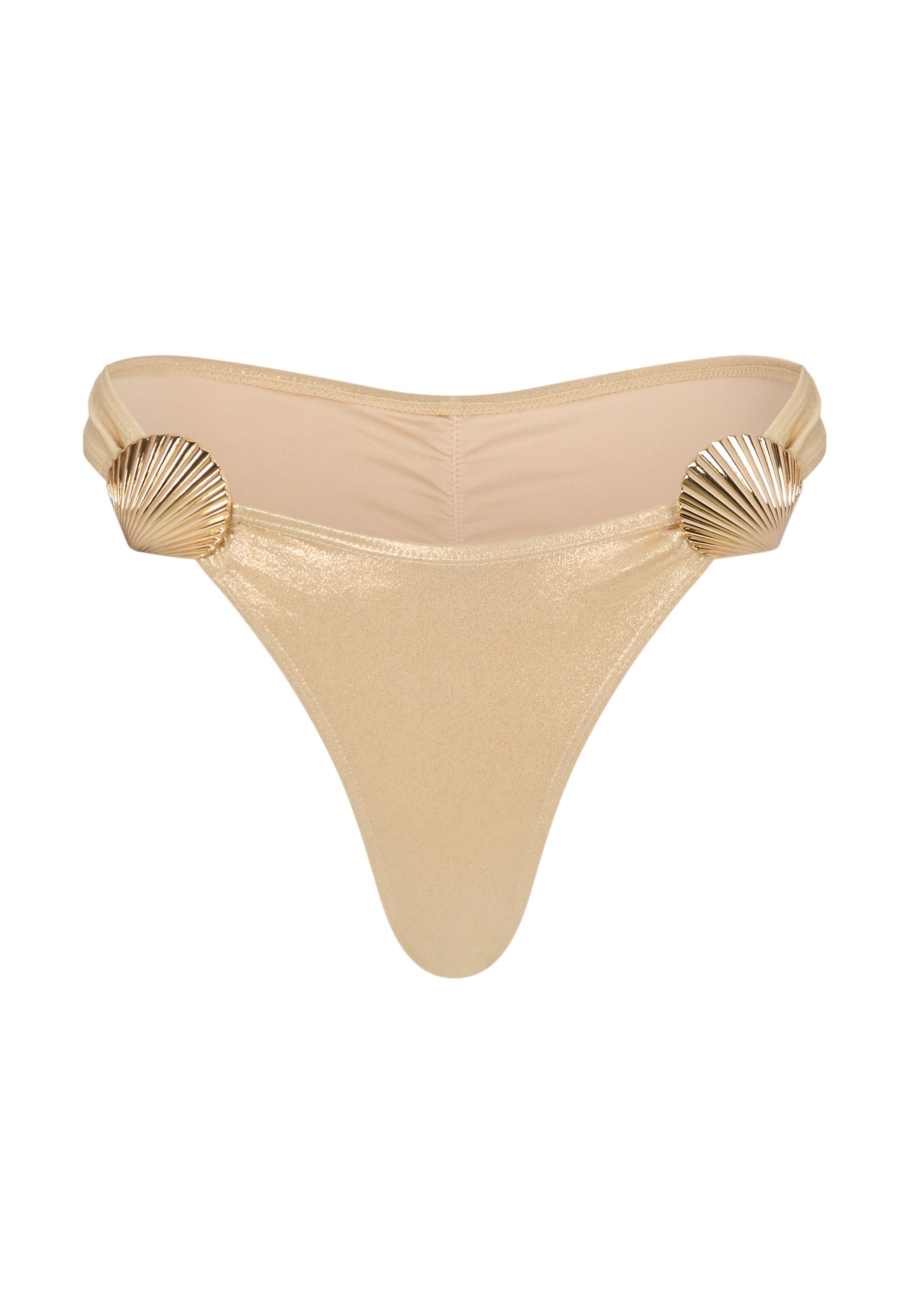 Moda Minx Bikini bottom 'Scallop Shell' in Beige, Item view