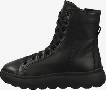 GEOX Lace-Up Ankle Boots in Black