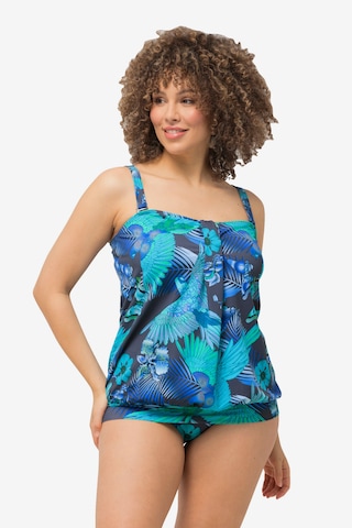 Ulla Popken Bustier Tankini in Blau: predná strana