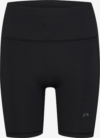 Skinny Pantalon de sport Newline en noir : devant
