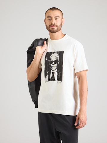KARL LAGERFELD JEANS Tričko - Biela: predná strana