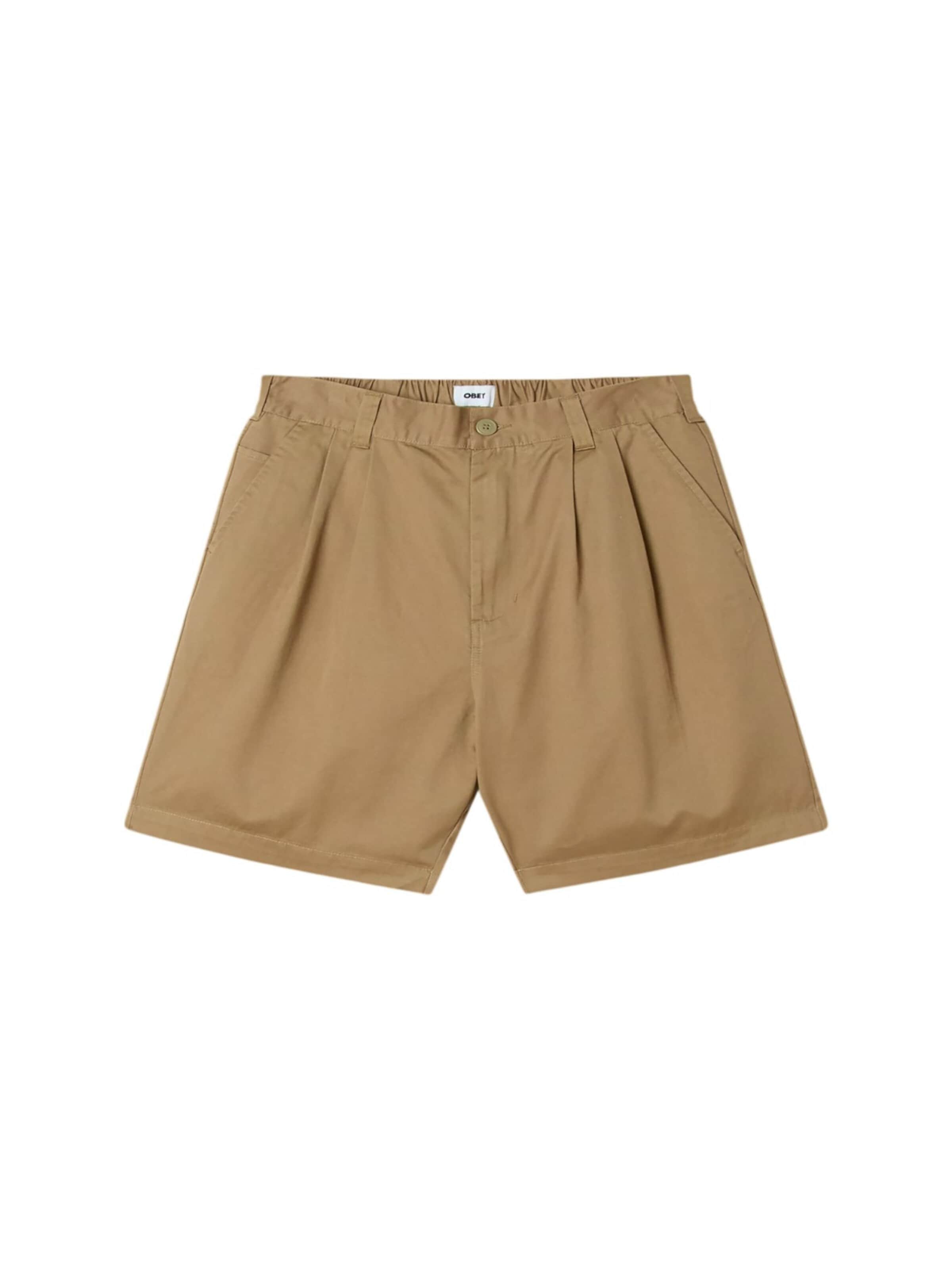 Obey Regular Broek in Bruin: voorkant