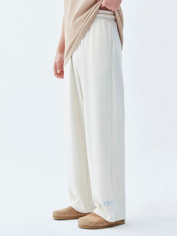 VAMOS CLO Wide leg Broek 'Detroit' in Beige